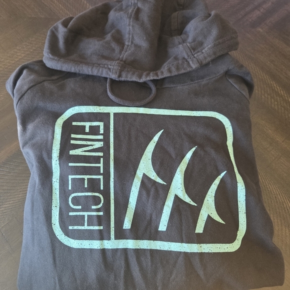 Fintech Black Anthracite Point Breeze Hoodie | UPF 30+ Fishing Size Large NEW - Picture 8 of 11